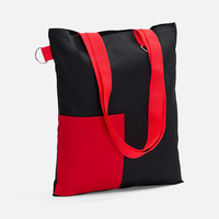 Шопер Onlook, черная с красным