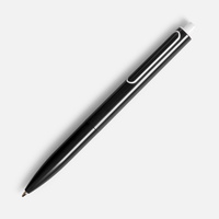 Ручка шариковая Outliner, черная с белым