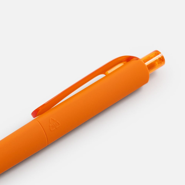 Ручка шариковая Prodir DS8 PRR-Т Soft Touch, оранжевая