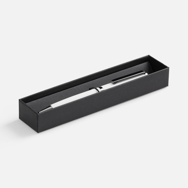 Ручка шариковая Inkish Chrome, белая