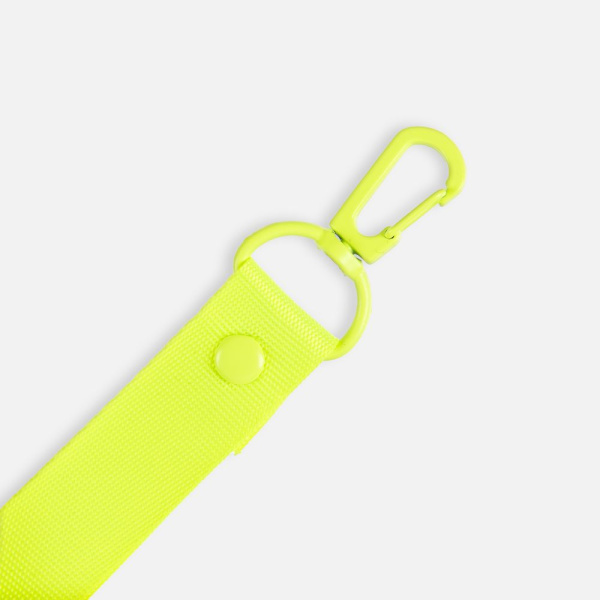 Застежка-карабин Snap Hook, M, желтый неон