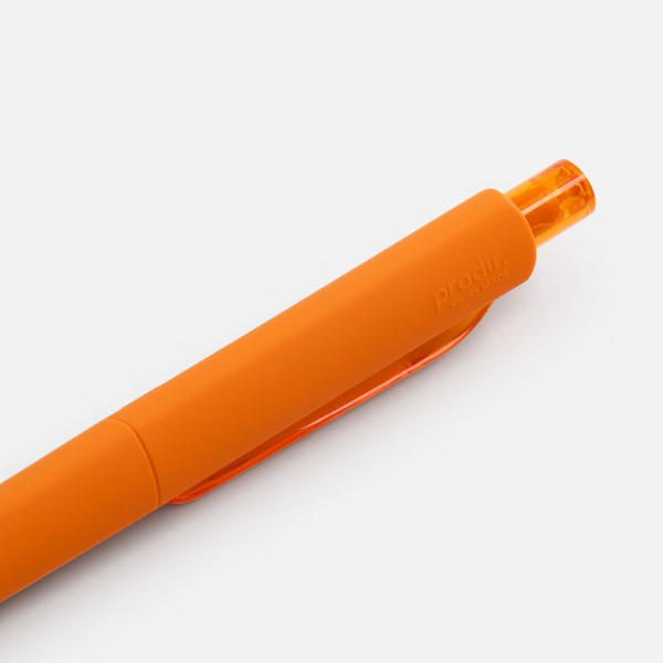 Ручка шариковая Prodir DS8 PRR-Т Soft Touch, оранжевая