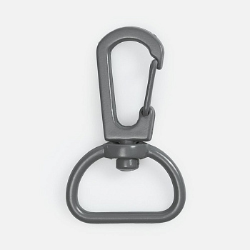 Застежка-карабин Snap Hook, M, серая