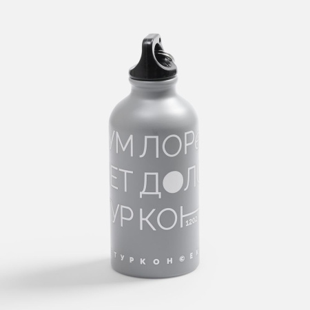 Бутылка для воды Funrun 400, серая