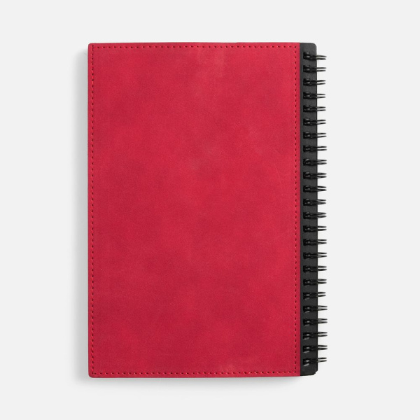 Ежедневник Notera Maxi, недатированный, красный