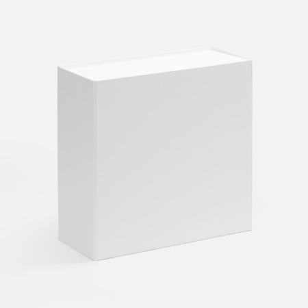 Коробка складная Quadra Fold, белая