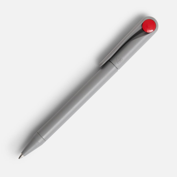 Ручка шариковая Prodir DS1 TMM Dot, серая с красным