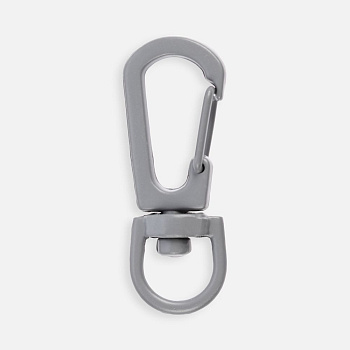 Застежка-карабин Snap Hook, S, серая