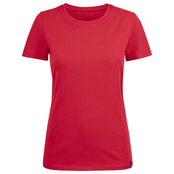 Футболка женская Ladies American U красная, размер XL