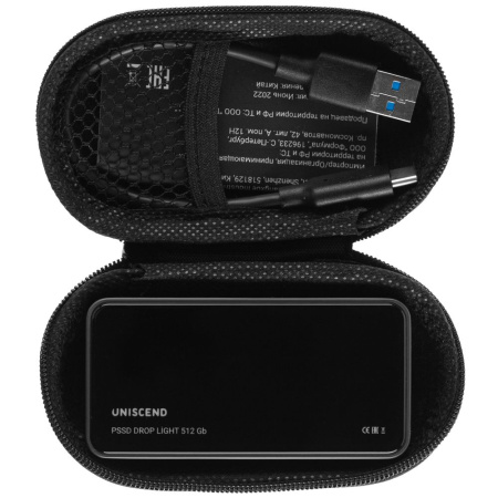 Портативный внешний диск SSD Drop Light, с подсветкой, 512 Гб