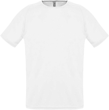 Футболка унисекс Sporty 140 белая, размер XL