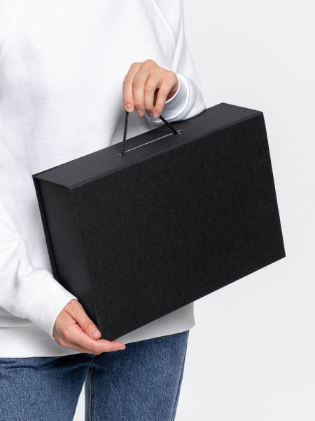 Коробка Case, подарочная, черная