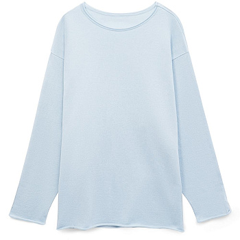 Лонгслив унисекс Siluetti Fuori, светло-голубой, размер L/XL