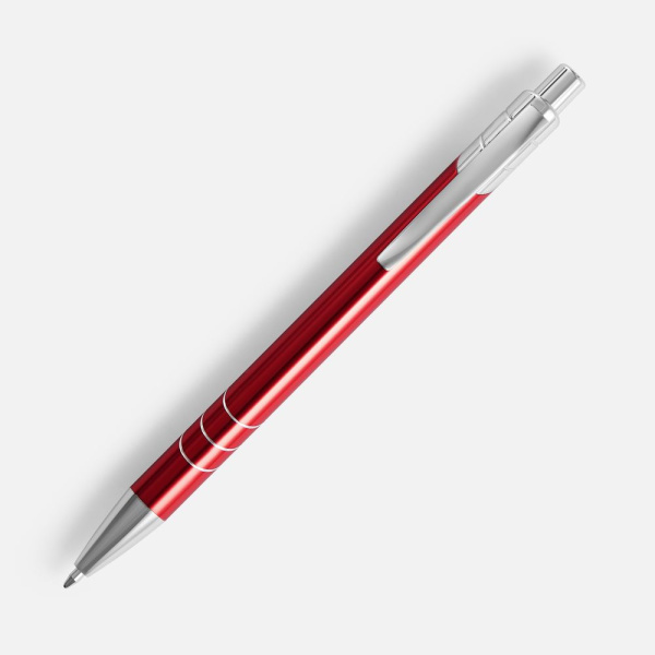Ручка шариковая Undertone Metallic, красная