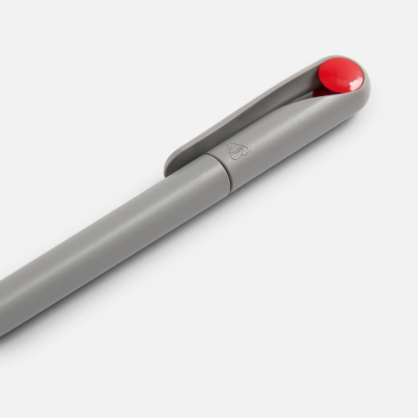 Ручка шариковая Prodir DS1 TMM Dot, серая с красным