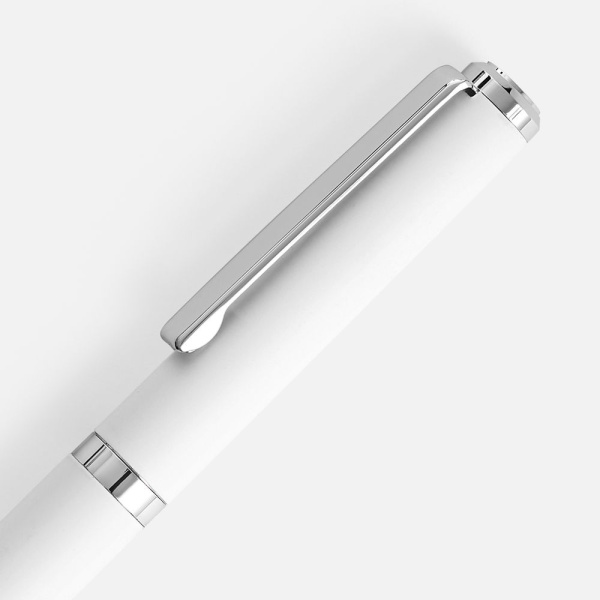 Ручка шариковая Inkish Chrome, белая