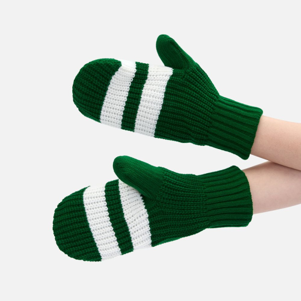 Варежки Winwear, зеленые (глубокий зеленый)