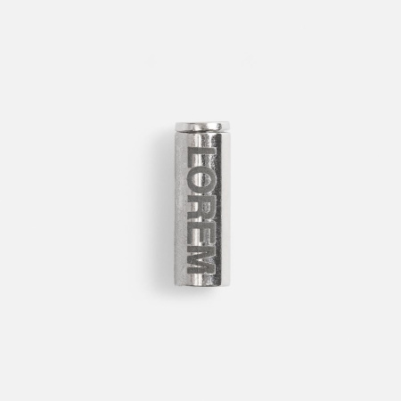Наконечник для шнурка Nozzle, ver.2, серебристый
