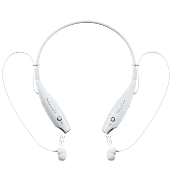 Bluetooth наушники stereoBand Ver.2, белые