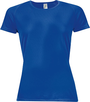 Футболка женская Sporty Women 140 ярко-синяя, размер S