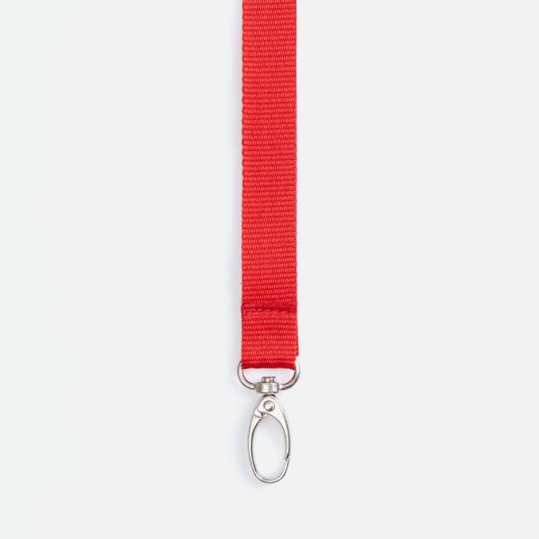 Лента для бейджа Pin, красная