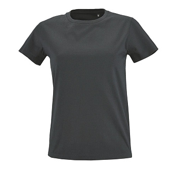 Футболка женская Imperial Fit Women темно-серая, размер XL