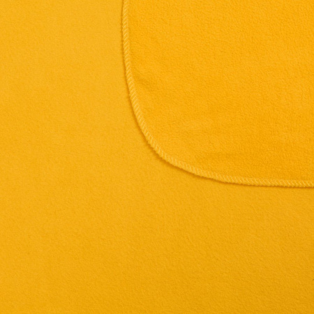 Флисовый плед Warm&Peace, желтый