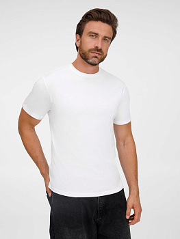 Футболка T-Bolka 180 белая, размер 4XL